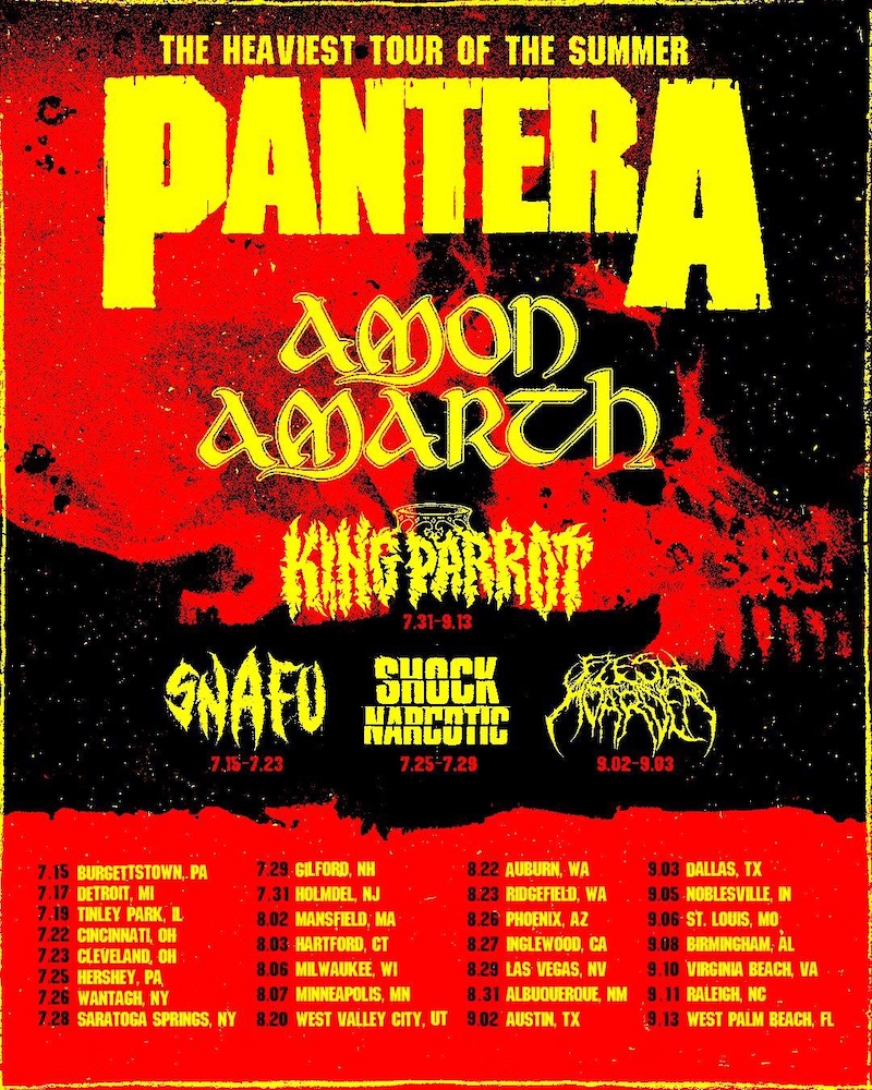 Amon Amarth Tour 2025