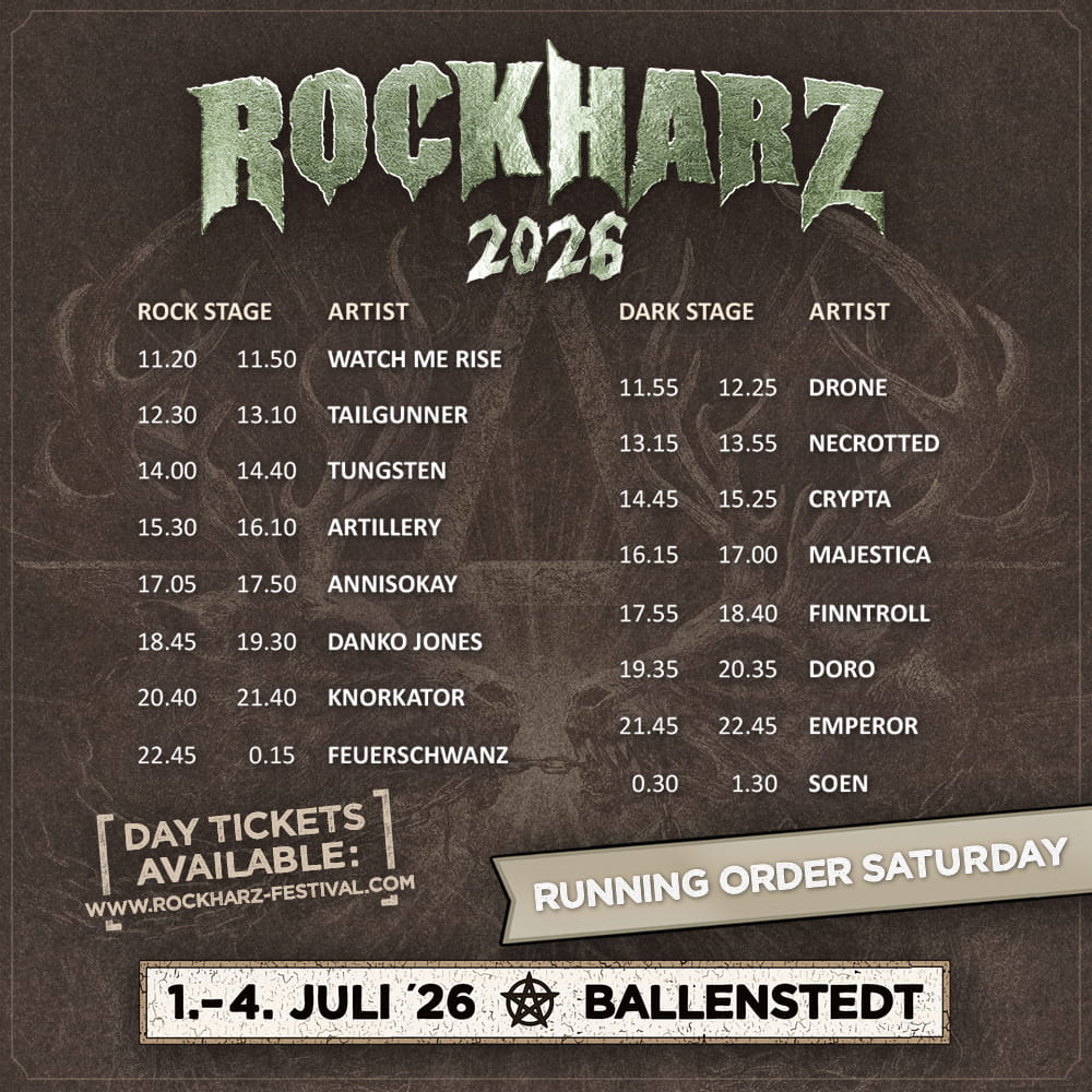 rockharz festival running order 2026 2