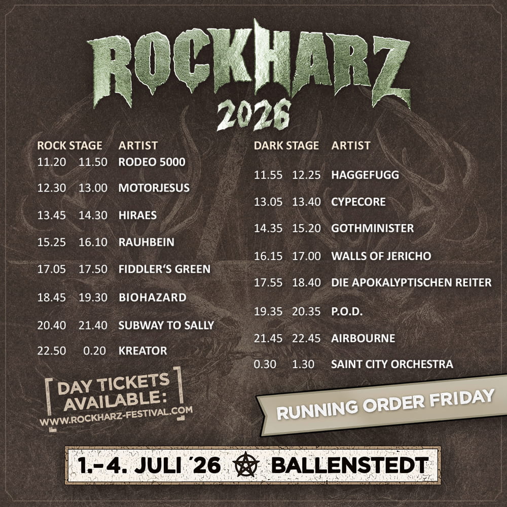 rockharz festival running order 2026 3